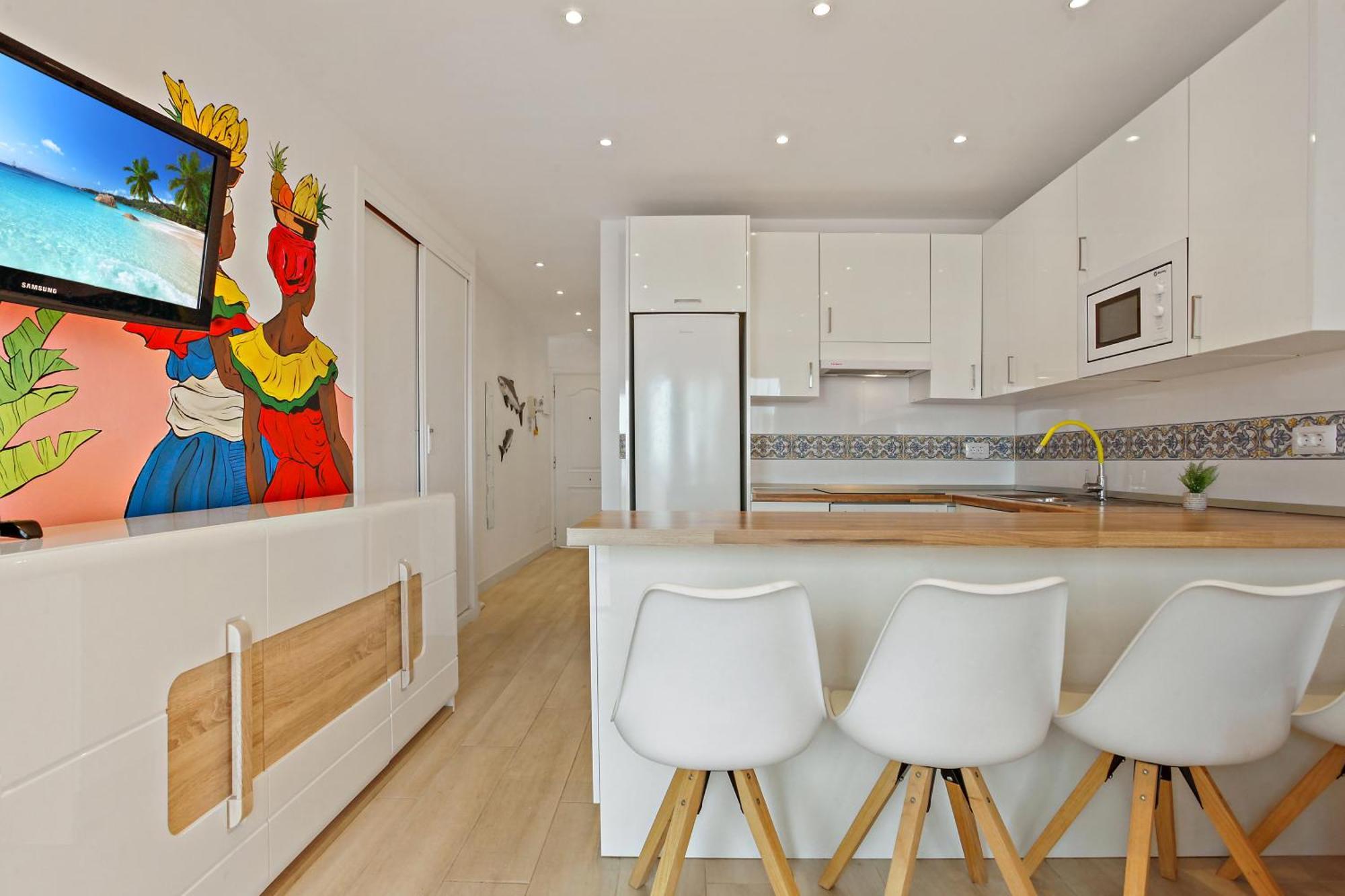 1 Bedroom Giuly Sea Views In Los Cristianos Los Cristianos  Dış mekan fotoğraf